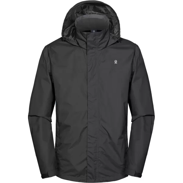 Little Donkey Andy Men's Waterproof Rain Jacket Outdoor Lightweight Rain Shell Coat for Hiking,Golf,Travel