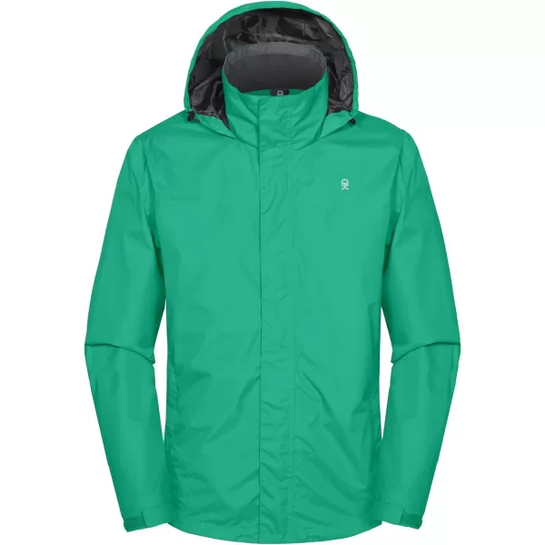 Little Donkey Andy Men's Waterproof Rain Jacket Outdoor Lightweight Rain Shell Coat for Hiking,Golf,Travel