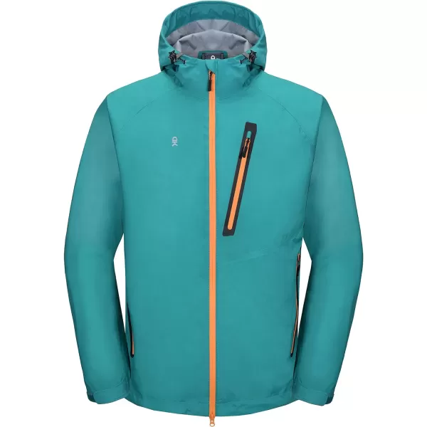 Little Donkey Andy Men's Waterproof Rain Jacket Outdoor Lightweight Rain Shell Coat for Hiking,Golf,Travel