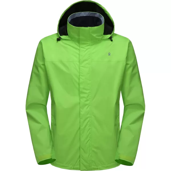 Little Donkey Andy Men's Waterproof Rain Jacket Outdoor Lightweight Rain Shell Coat for Hiking,Golf,Travel
