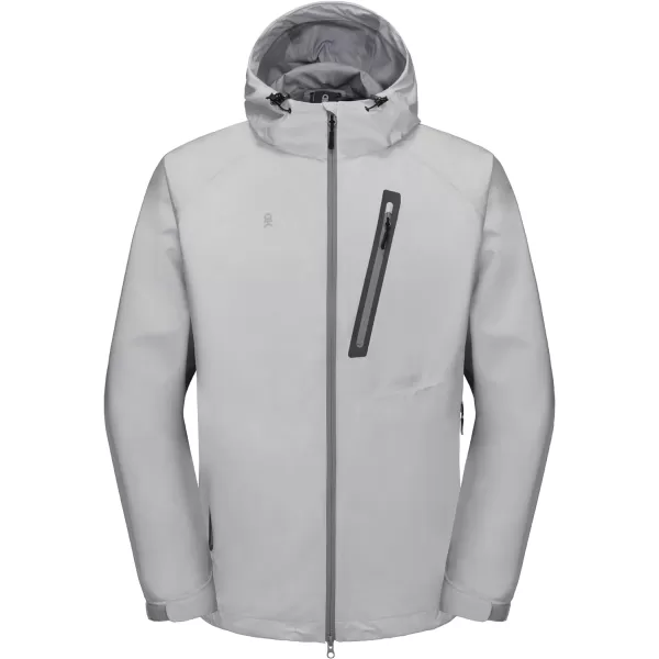 Little Donkey Andy Men's Waterproof Rain Jacket Outdoor Lightweight Rain Shell Coat for Hiking,Golf,Travel