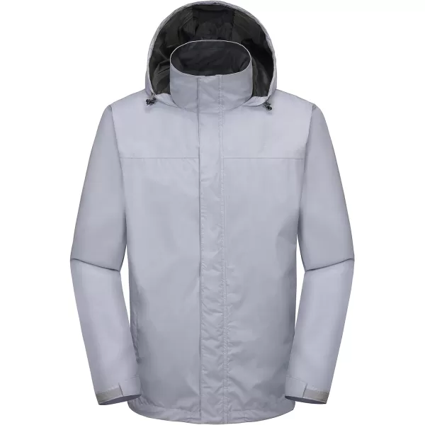 Little Donkey Andy Men's Waterproof Rain Jacket Outdoor Lightweight Rain Shell Coat for Hiking,Golf,Travel