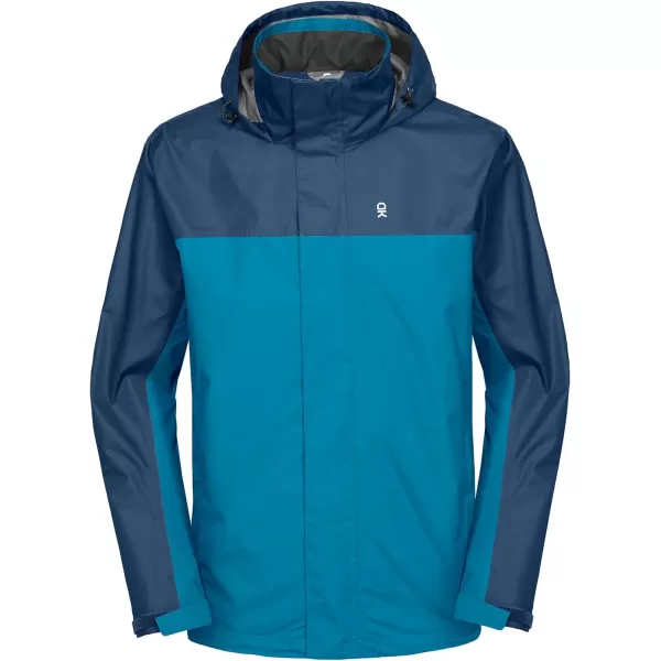 Little Donkey Andy Men's Waterproof Rain Jacket Outdoor Rain Shell Coat for Hiking,Golf,Travel