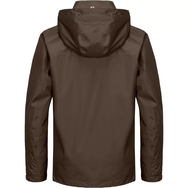 Little Donkey Andy Men's Waterproof Rain Jacket Outdoor Rain Shell Coat for Hiking,Golf,Travel