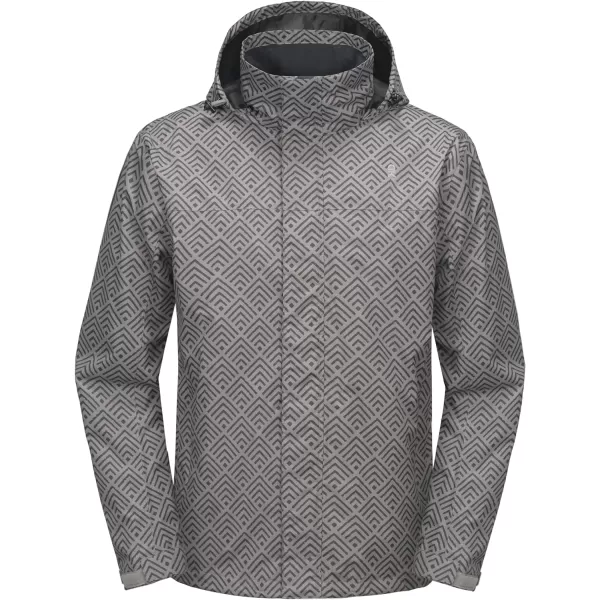 Little Donkey Andy Men's Waterproof Rain Jacket Outdoor Rain Shell Coat for Hiking,Golf,Travel