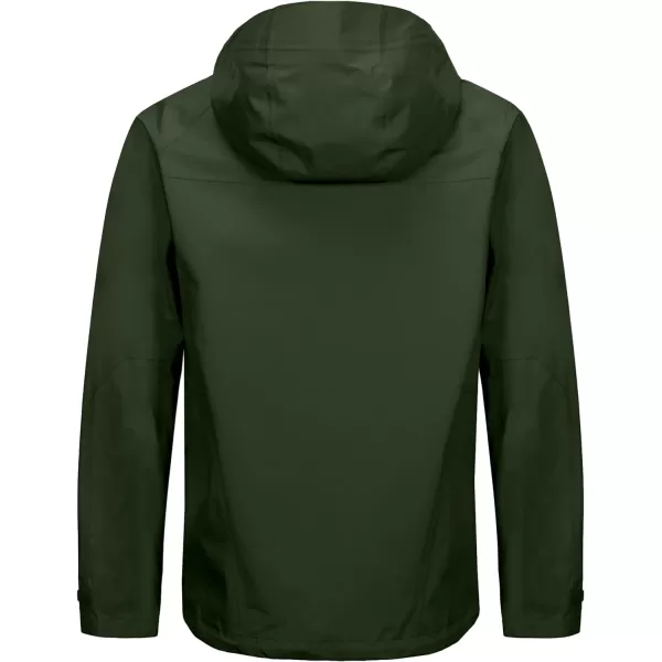 Little Donkey Andy Men's Waterproof Rain Jacket Outdoor Rain Shell Coat for Hiking,Golf,Travel