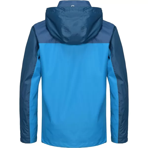Little Donkey Andy Men's Waterproof Rain Jacket Outdoor Rain Shell Coat for Hiking,Golf,Travel