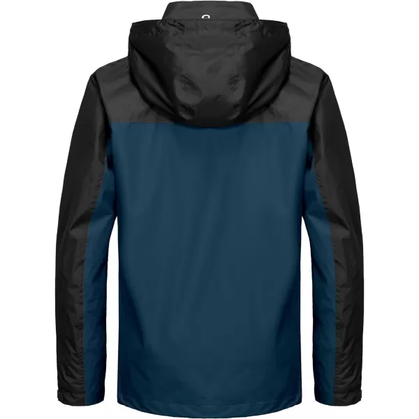 Little Donkey Andy Men's Waterproof Rain Jacket Outdoor Rain Shell Coat for Hiking,Golf,Travel