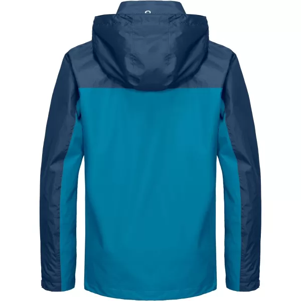 Little Donkey Andy Men's Waterproof Rain Jacket Outdoor Rain Shell Coat for Hiking,Golf,Travel
