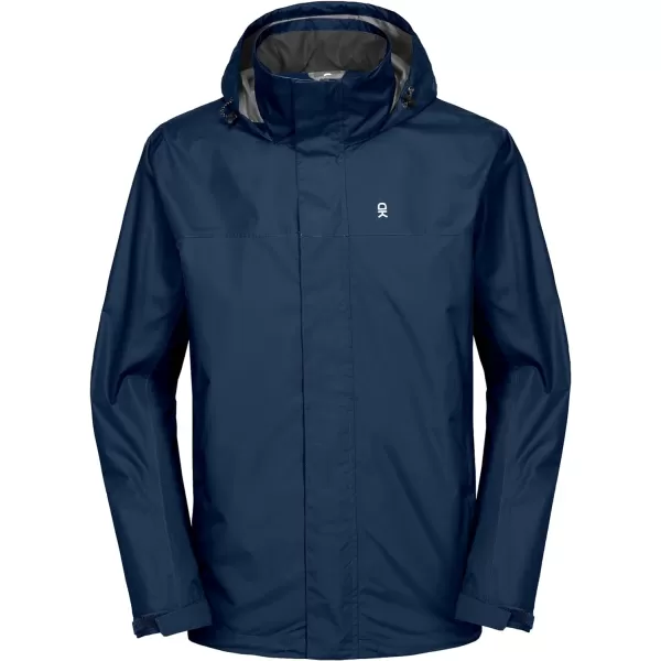 Little Donkey Andy Men's Waterproof Rain Jacket Outdoor Rain Shell Coat for Hiking,Golf,Travel