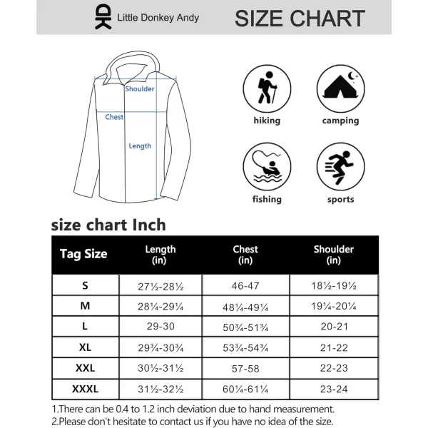 Little Donkey Andy Men's Waterproof Rain Jacket Outdoor Rain Shell Coat for Hiking,Golf,Travel