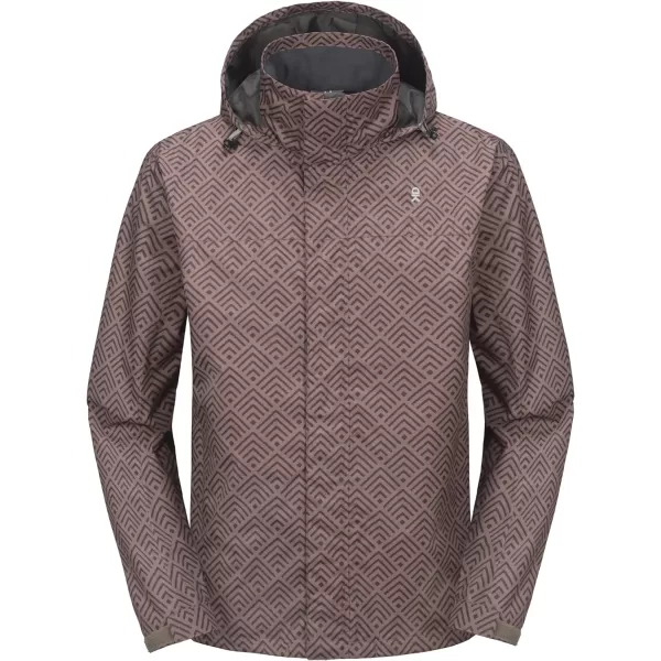 Little Donkey Andy Men's Waterproof Rain Jacket Outdoor Rain Shell Coat for Hiking,Golf,Travel