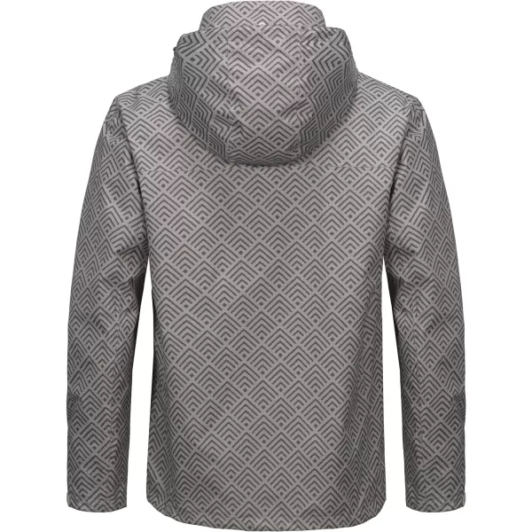 Little Donkey Andy Men's Waterproof Rain Jacket Outdoor Rain Shell Coat for Hiking,Golf,Travel