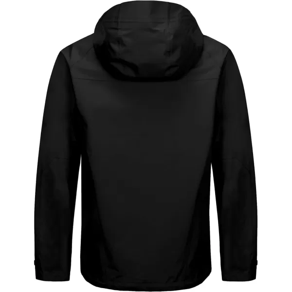 Little Donkey Andy Men's Waterproof Rain Jacket Outdoor Rain Shell Coat for Hiking,Golf,Travel