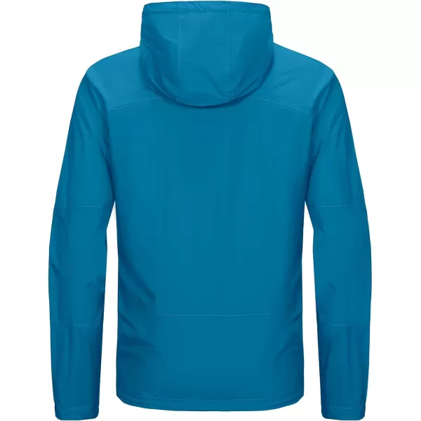 Little Donkey Andy Men's Waterproof Rain Jacket Windproof Light Jacket Outdoor Rain Shell with Hood for Hiking Travel Golf