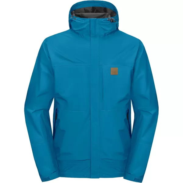 Little Donkey Andy Men's Waterproof Rain Jacket Windproof Light Jacket Outdoor Rain Shell with Hood for Hiking Travel Golf