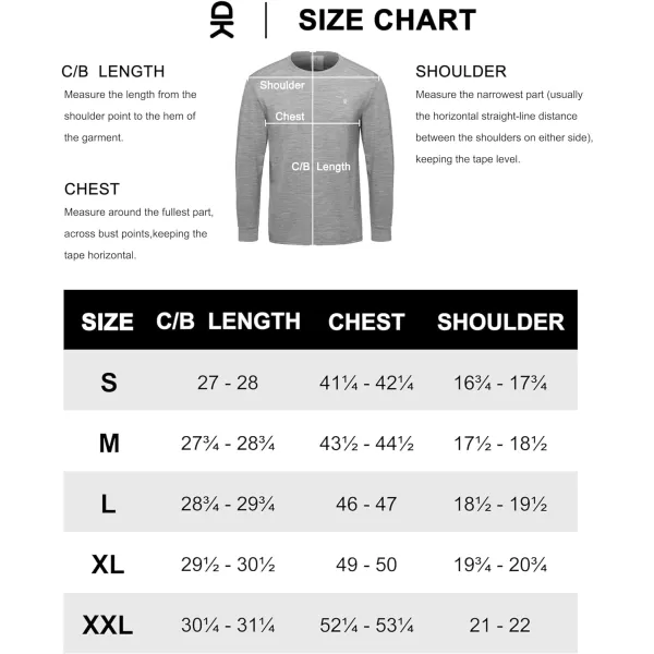 Little Donkey Andy Men's Wool Thermal Underwear, Wicking Base Layer Men Cold Weather