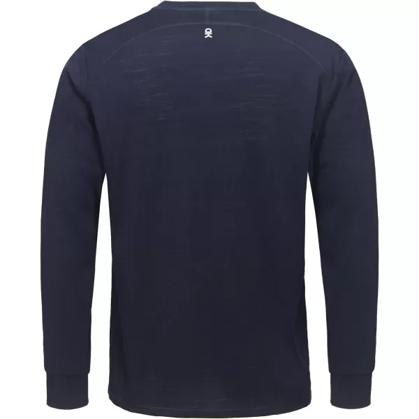 Little Donkey Andy Men's Wool Thermal Underwear, Wicking Base Layer Men Cold Weather