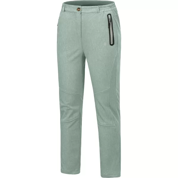 Little Donkey Andy Softshell Fleece Lined Cargo Pants for Women Water Resistance Outdoor Hiking Tactical Trousers