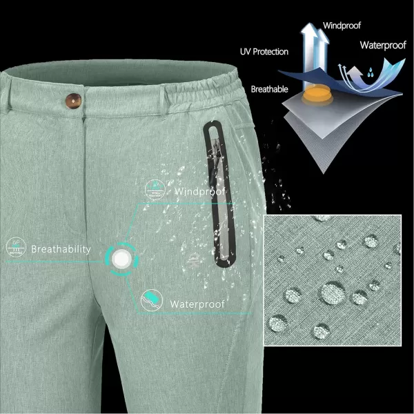 Little Donkey Andy Softshell Fleece Lined Cargo Pants for Women Water Resistance Outdoor Hiking Tactical Trousers