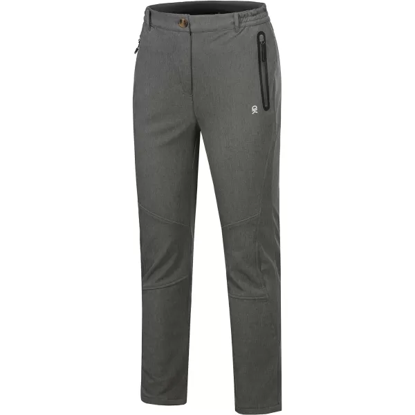 Little Donkey Andy Softshell Fleece Lined Cargo Pants for Women Water Resistance Outdoor Hiking Tactical Trousers