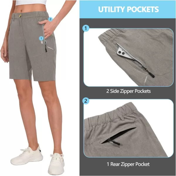 Little Donkey Andy Women's 9 Inches Shorts Lightweight Quick Dry Stretch Hiking Golf Travel