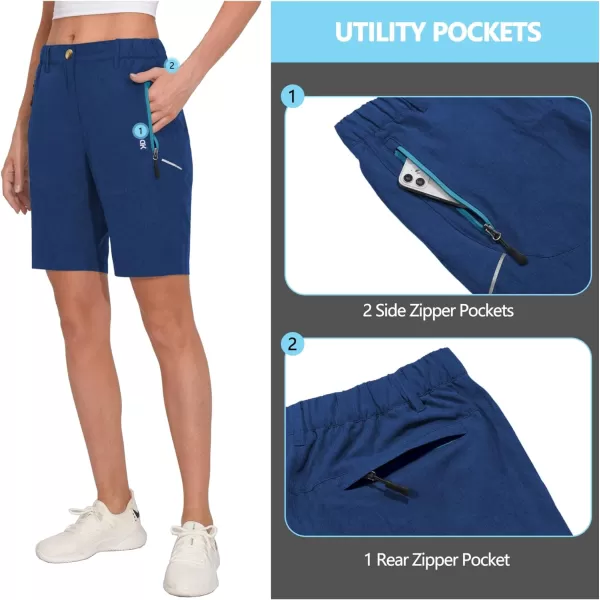 Little Donkey Andy Women's 9 Inches Shorts Lightweight Quick Dry Stretch Hiking Golf Travel