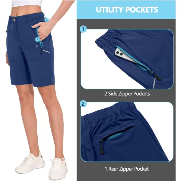 Little Donkey Andy Women's 9 Inches Shorts Lightweight Quick Dry Stretch Hiking Golf Travel