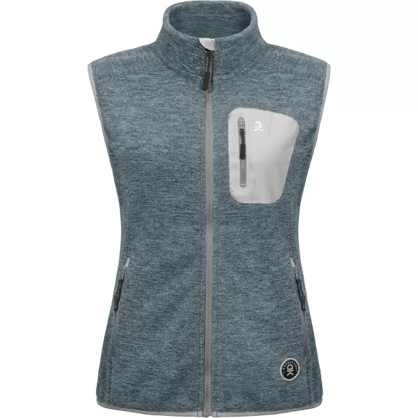 Little Donkey Andy Women's Fleece Vest Full Zip Sweater,Lightweight Warm Sleeveless Jacket for Hiking Golf