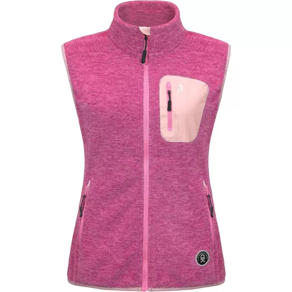 Little Donkey Andy Women's Fleece Vest Full Zip Sweater,Lightweight Warm Sleeveless Jacket for Hiking Golf