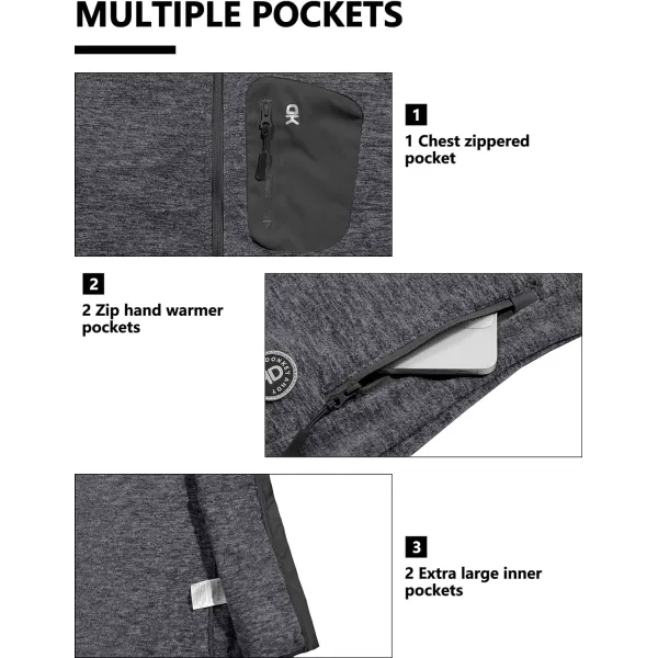 Little Donkey Andy Women's Fleece Vest Full Zip Sweater,Lightweight Warm Sleeveless Jacket for Hiking Golf