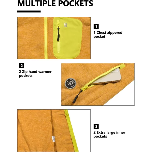 Little Donkey Andy Women's Fleece Vest Full Zip Sweater,Lightweight Warm Sleeveless Jacket for Hiking Golf