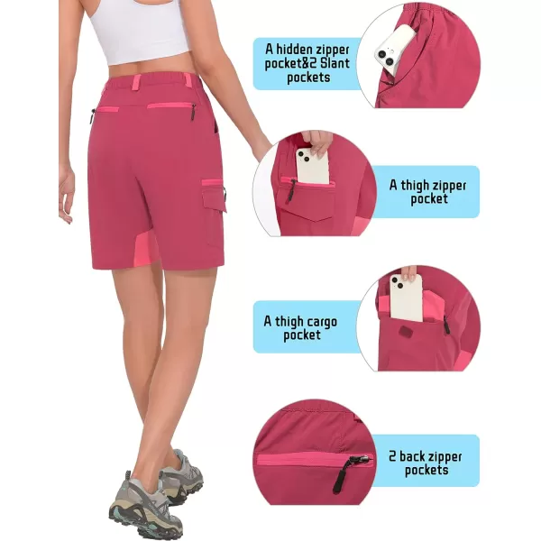Little Donkey Andy Women's Golf Hiking Shorts Lightweight Quick Dry Outdoor Summer Shorts with Pockets 9 inch