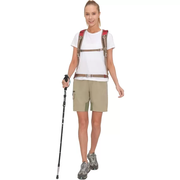 Little Donkey Andy Women's Golf Hiking Shorts Lightweight Quick Dry Outdoor Summer Shorts with Pockets 9 inch