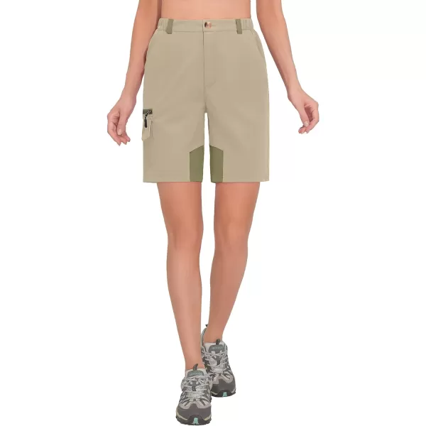 Little Donkey Andy Women's Golf Hiking Shorts Lightweight Quick Dry Outdoor Summer Shorts with Pockets 9 inch