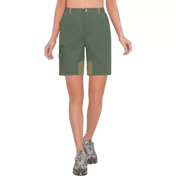 Little Donkey Andy Women's Golf Hiking Shorts Lightweight Quick Dry Outdoor Summer Shorts with Pockets 9 inch