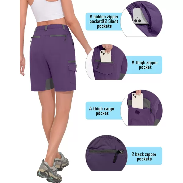 Little Donkey Andy Women's Golf Hiking Shorts Lightweight Quick Dry Outdoor Summer Shorts with Pockets 9 inch