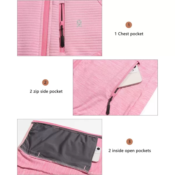 Little Donkey Andy Women's High Performance Thermal Jackets for Running Golf Hiking Lightweight Windproof Warm