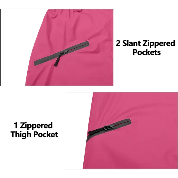 Little Donkey Andy Women's Lightweight Waterproof Rain Pants Breathable Hiking Pants for Outdoor Fishing