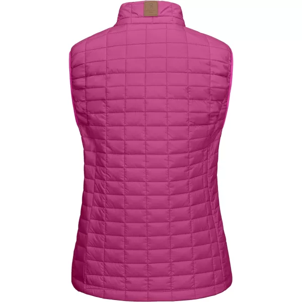 Little Donkey Andy Women's Puffer Vest, Lightweight Warm Sleeveless Jacket for Hiking Travel Golf