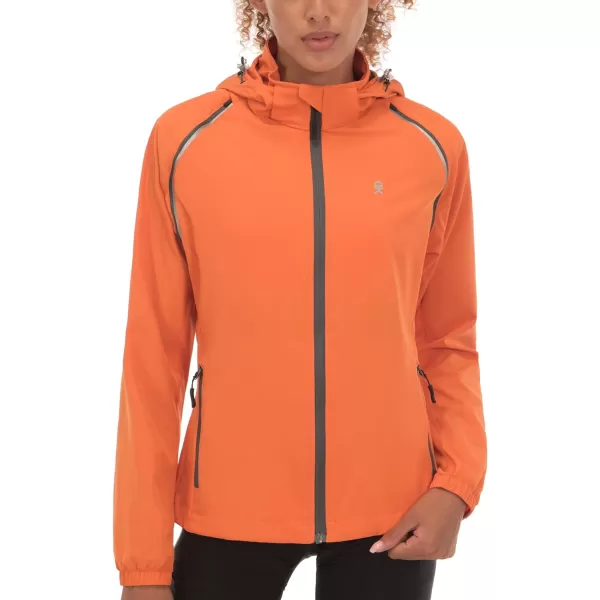 Little Donkey Andy Women's Quick-Dry Running Jacket UPF 50+ Cycling Jacket with Detachable Sleeves and Hood