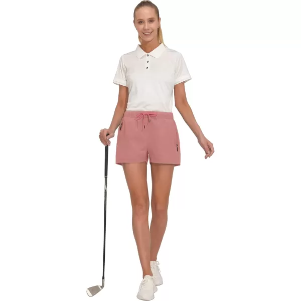 Little Donkey Andy Women's Quick Dry Running Shorts, 3 Inch Breathable Golf Hiking Athletic Shorts with Liner, Air Hole Tech