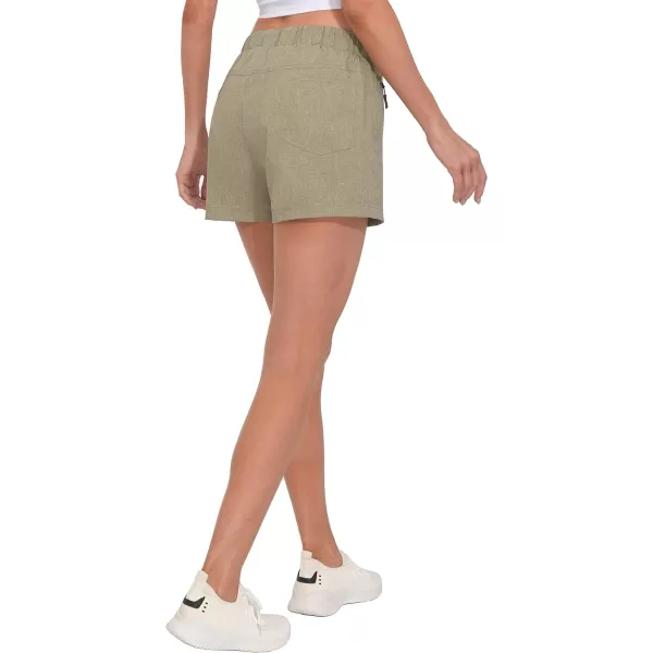 Little Donkey Andy Women's Quick Dry Running Shorts, 3 Inch Breathable Golf Hiking Athletic Shorts with Liner, Air Hole Tech