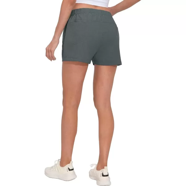 Little Donkey Andy Women's Quick Dry Running Shorts, 3 Inch Breathable Golf Hiking Athletic Shorts with Liner, Air Hole Tech