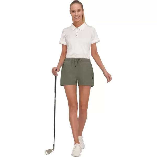 Little Donkey Andy Women's Quick Dry Running Shorts, 3 Inch Breathable Golf Hiking Athletic Shorts with Liner, Air Hole Tech
