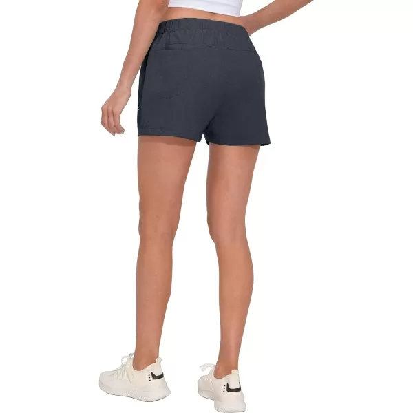 Little Donkey Andy Women's Quick Dry Running Shorts, 3 Inch Breathable Golf Hiking Athletic Shorts with Liner, Air Hole Tech