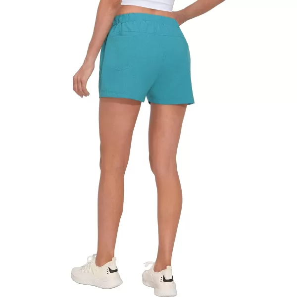 Little Donkey Andy Women's Quick Dry Running Shorts, 3 Inch Breathable Golf Hiking Athletic Shorts with Liner, Air Hole Tech
