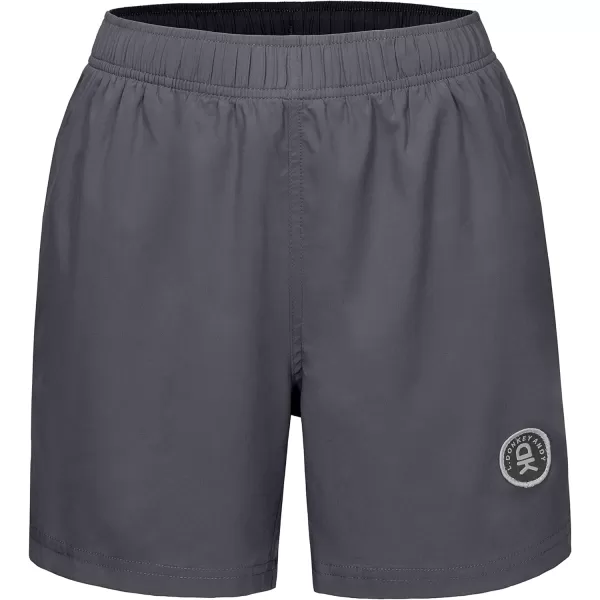 Little Donkey Andy Women's Quick-Dry Running Shorts, High Waist Stretch Workout Hiking Bicycle Athletic Shorts with Liner
