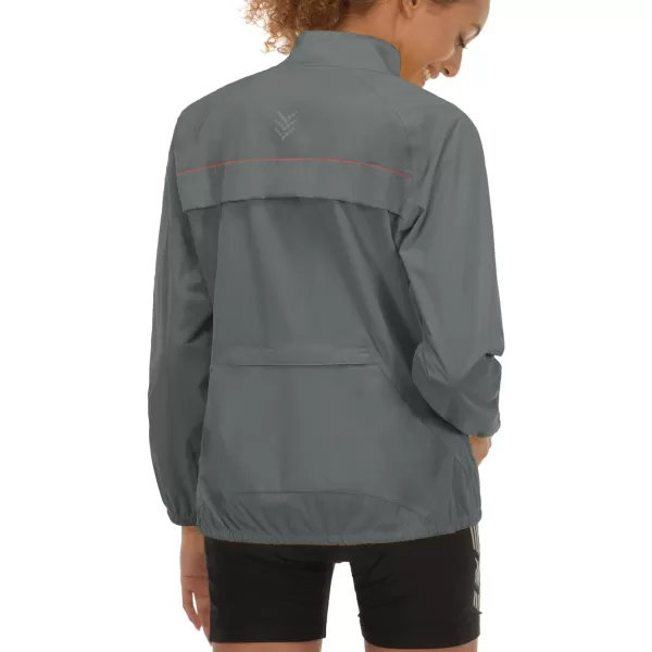 Little Donkey Andy Women's Rain Cycling Stretch Jacket with Hood, Windproof and Waterproof, Ultralight Packable