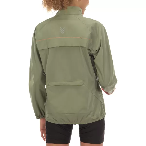 Little Donkey Andy Women's Rain Cycling Stretch Jacket with Hood, Windproof and Waterproof, Ultralight Packable